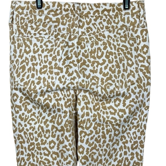NWT J. Crew Safari Animal Print Cheetah Print Toothpick Jeans Mob Wife Size 29 - Picture 4 of 12